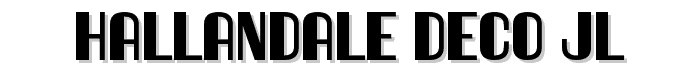 Hallandale Deco JL font